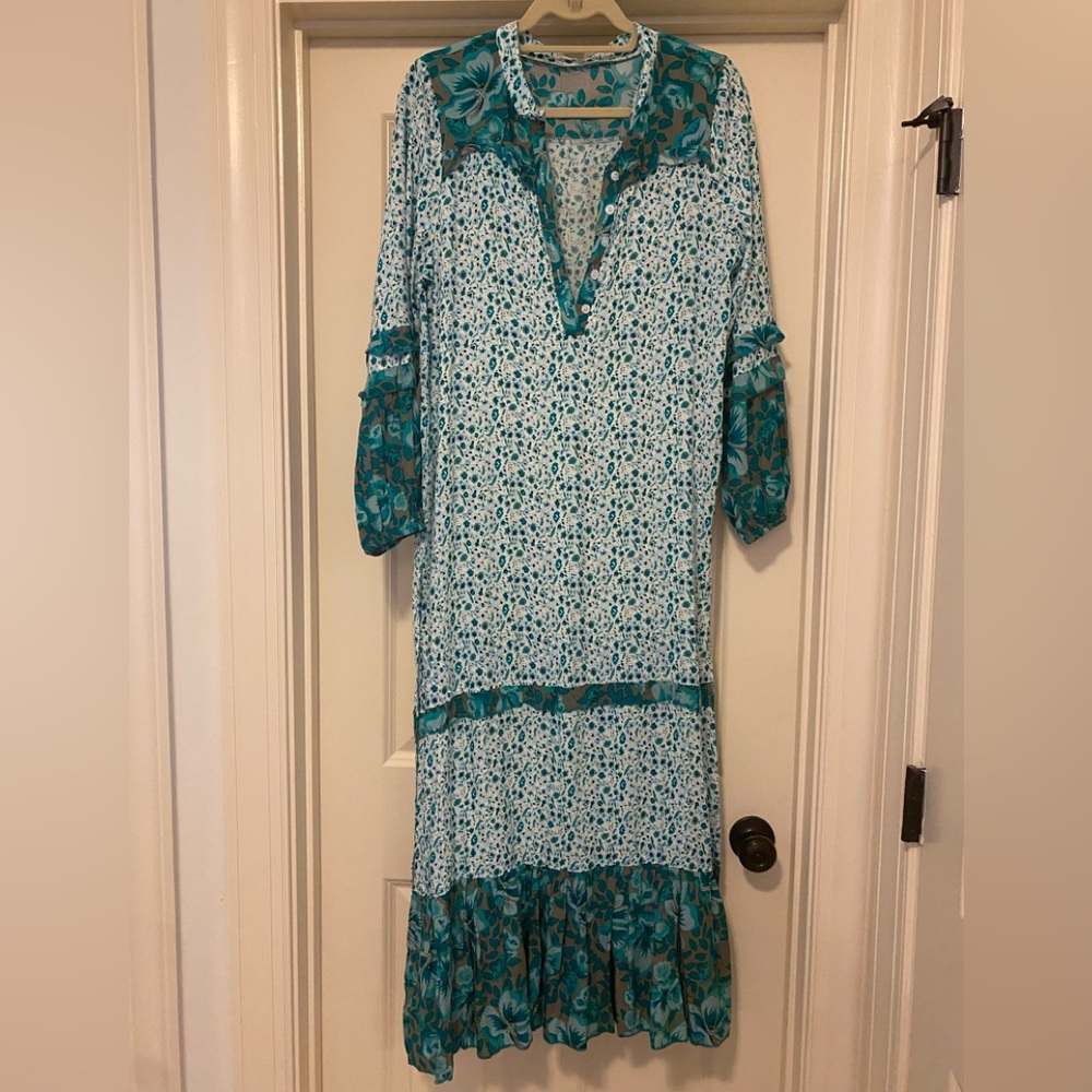 (NWOT) Summer Bohemian Dress by R. Vioimos  -  Size M 8/10 - ideal for parties!
